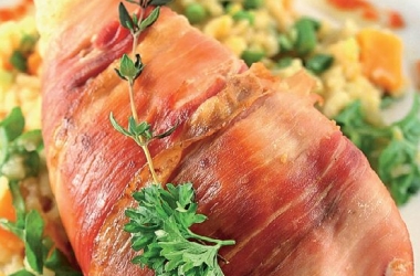 Фаршированные тыквой куриные грудки