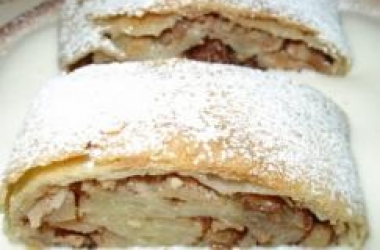 Яблочный штрудель - классический рецепт