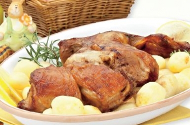 Запеченная баранина с розмарином