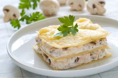 Рецепт лазаньи с грибами