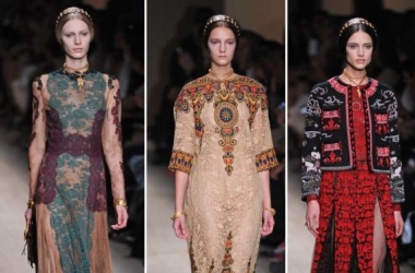 Valentino весна-літо 2014: ретро, мереживо та царські вбрання (фото)