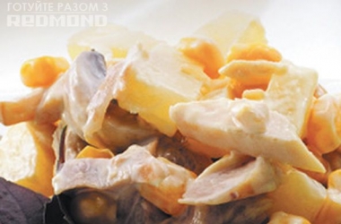 Готовим вместе с Redmond   <br />   Салат "Нежный"