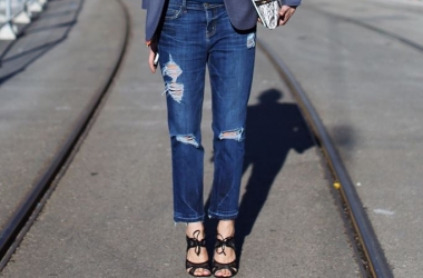 Мода 2015: как сделать рваные джинсы своими руками (видео)