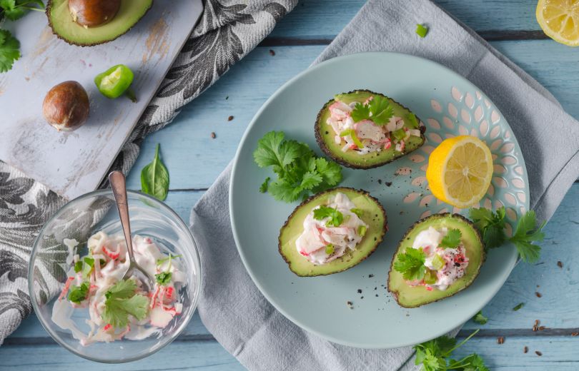 Салат с авокадо