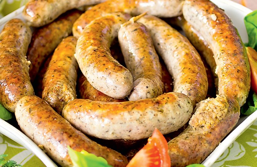 Домашняя колбаса из свинины
