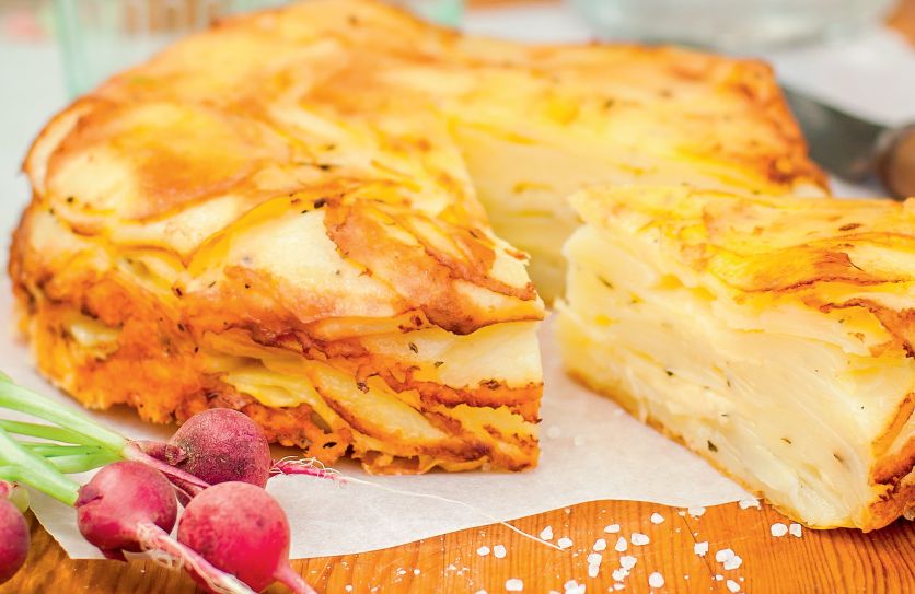 Французский картофельный пирог