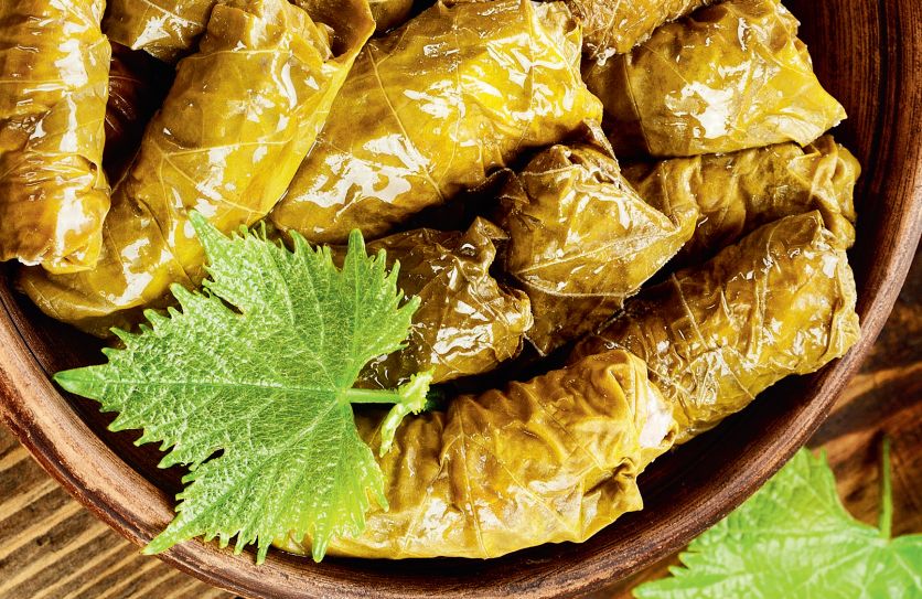 Греческая долма с рисом