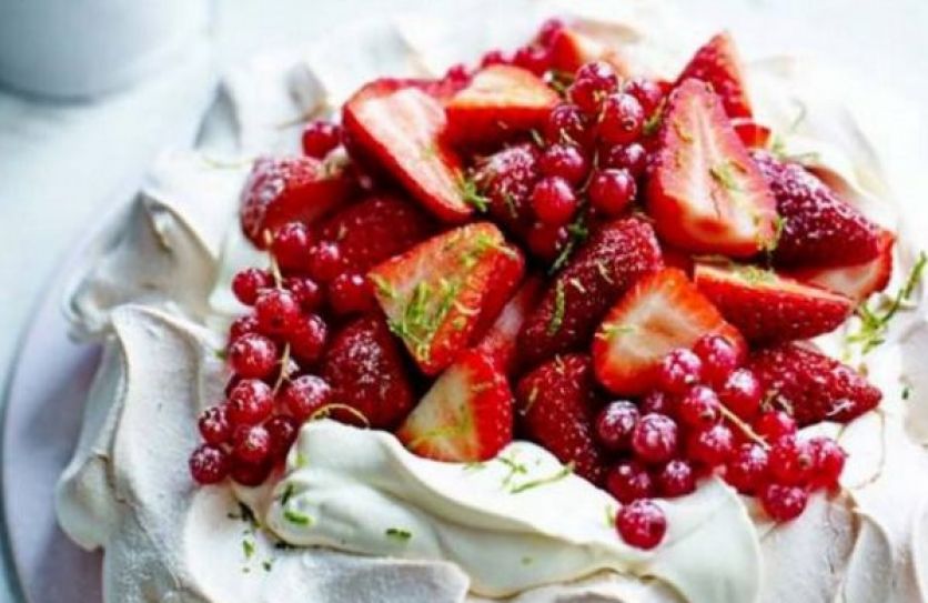 Торт «Павлова» со сливочным кремом