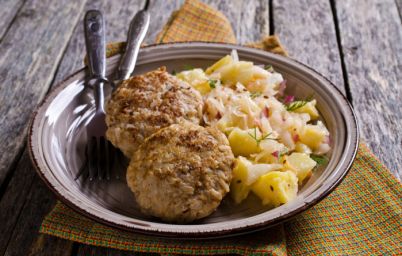 котлеты с рисом