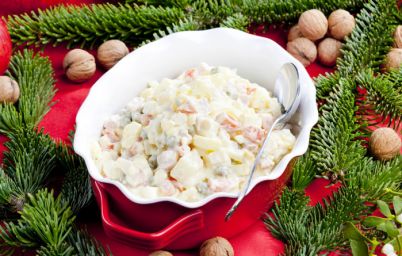 оливье с сыром