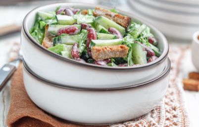 фасоль огурцы