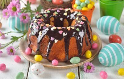 Шоколадный кулич на Пасху