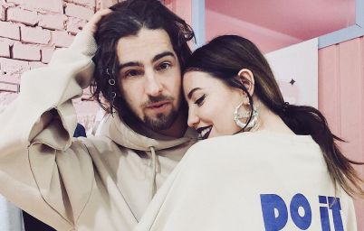 Надя Дорофєєва з чоловіком