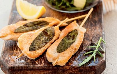 Шашлычки из куриного филе на сковородке