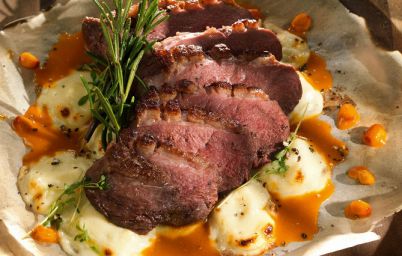 Утиная грудка в облепиховом соусе