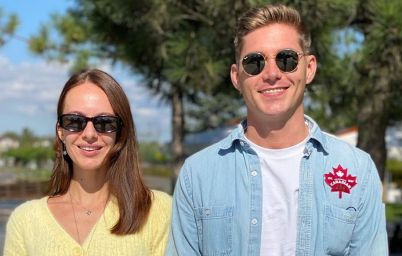 Владимир Остапчук и Кристина Горняк