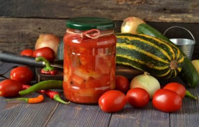 Салат из кабачков на зиму