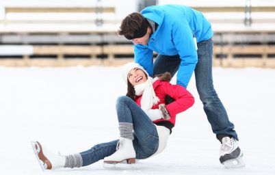 Как правильно падать в гололед