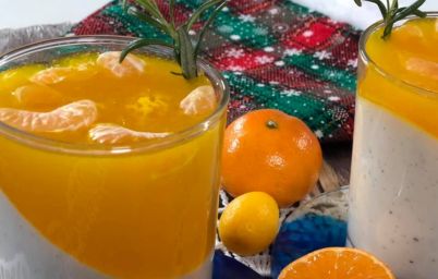 Мандариновая панна-котта