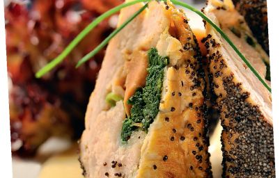 Рулетики из куриного филе с сыром