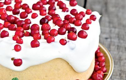 Чизкейк под «снегом»