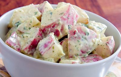 Немецкий салат с маринованной сельдью