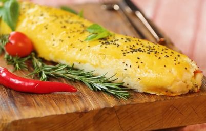 Картофельный рулет в духовке