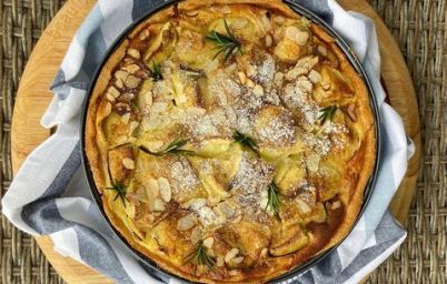 Нормандский тарт из песочного теста