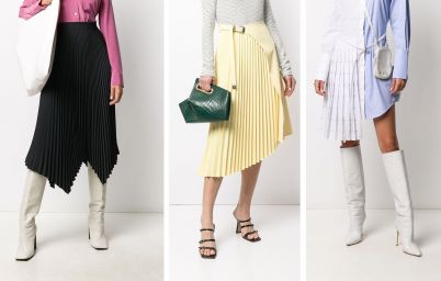 юбка с плиссировкой