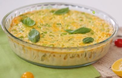 Запеканка с кабачками и сыром