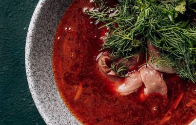 Веганский борщ