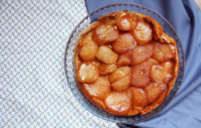 Французский пирог с грушей