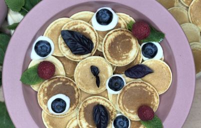 Воздушные панкейки на сковородке