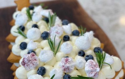 Зимний торт Елочка