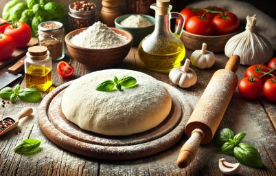 Тесто для пиццы без дрожжей