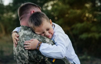 Тато на фронті