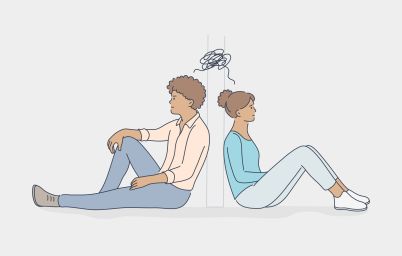 грустная пара