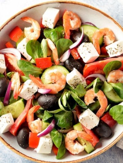 креветки салат