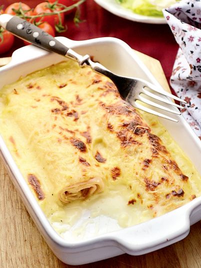 Овочевий гратен з млинців: оригінальний рецепт