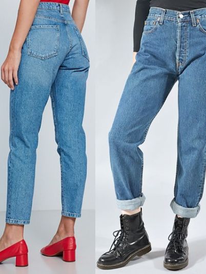 модные джинсы