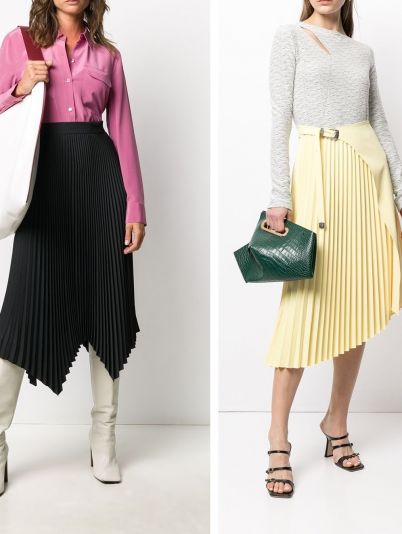 юбка с плиссировкой