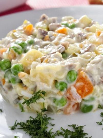 Диетическое Оливье