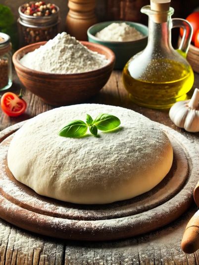 Тесто для пиццы без дрожжей