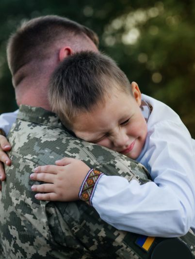 Тато на фронті