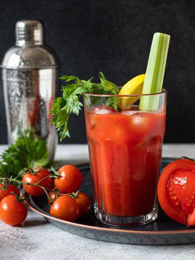 Безалкогольные коктейли из томатного сока