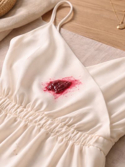 Как отстирать варенье с одежды