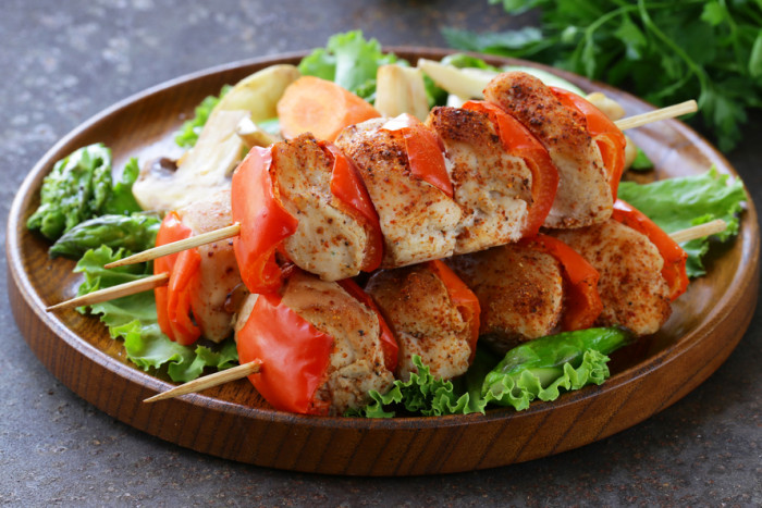 шашлык из курицы