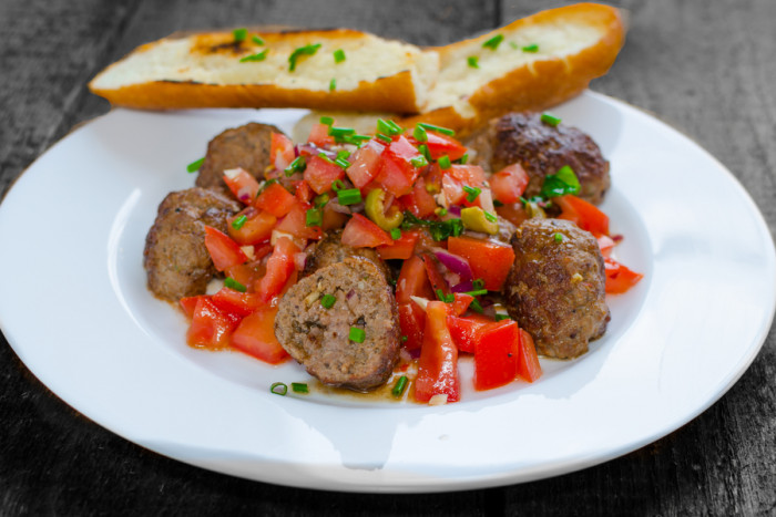 Жареные мясные шарики