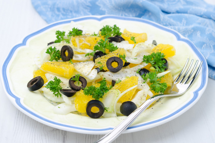 салат из фенхеля и апельсина