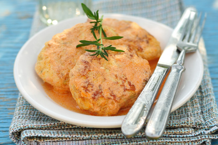 Котлеты из курицы и капусты